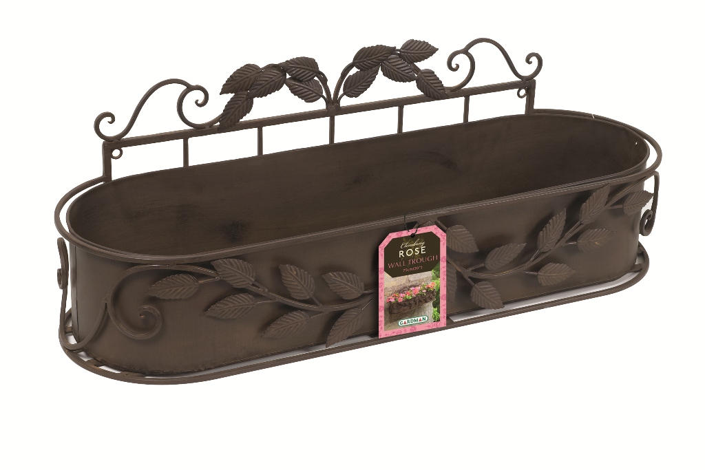 Blumenkasten \'Kletterrose\' für die Wand Blumenkasten \'Kletterrose\' für die Wand