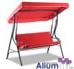 Alium™ 3-Sitzer Hollywoodschaukel mit Dach in Rot