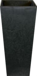 Kunststein-Vase, Black Ella - 90cm