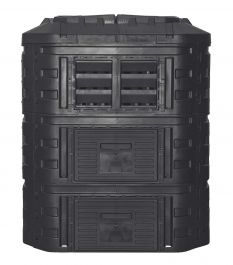 770 Liter Komposter aus Kunststoff mit Stecksystem, schwarz