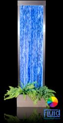 184cm Sprudelnde, bepflanzbare Wasserwand mit LED-Beleuchtung (für Innen- und Außenbereich)