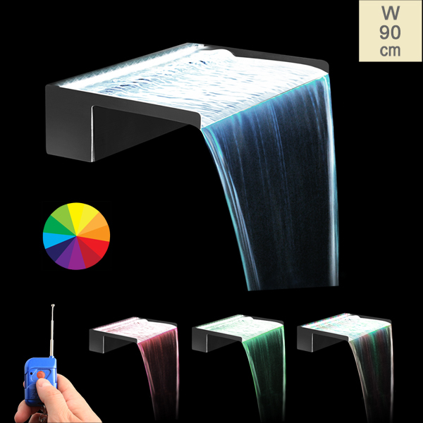 LED-Beleuchtungsset mit Farbwechsel für Wasserfallklingen, 90cm