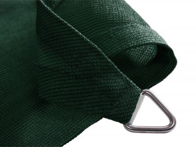 Kookaburra® 5,4m Quadrat Grün Atmungsaktives Party-Sonnensegel (Strickgewebe 185g)