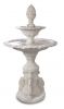 Zweistufiger Springbrunnen "Medici" mit Steinoptik, 188cm