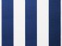 Toile de Rechange en Polyester Rayures Bleues et Blanches - 2,5m x 2m