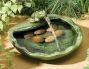 16cm Solarbrunnen "Frosch" aus Keramik
