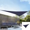 Kookaburra® 4,2m x 4,2m x 6,0m Rechtwinkliges Dreieck  Blau Atmungsaktives Party-Sonnensegel (Strickgewebe 185g)