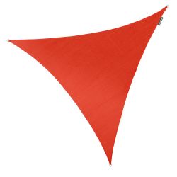 Kookaburra 3,6m Dreieck Rot Atmungsaktives Party-Sonnensegel (Strickgewebe 185g)