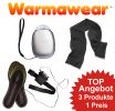 Warmawear™ Set: beheizbare Schuheinlagen, Schal und Handwärmer