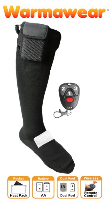 Warmawear™ beheizbare Socken "DuoWärme" mit 3 Wärmestufen & Fernbedienung