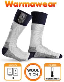 Warmawear™ beheizbare Socken mit Leuchtstreifen