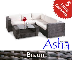 Asha™ "Amersham" Lounge-Set, braun