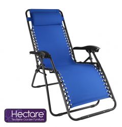 Hectare™ Osterley stufenlos verstellbare Sonnenliege - Blau