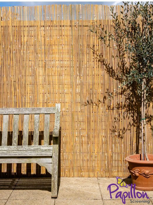 Bambusmatte, 180cm x 400cm, Leisten - €3.88M² - natur, Papillon™