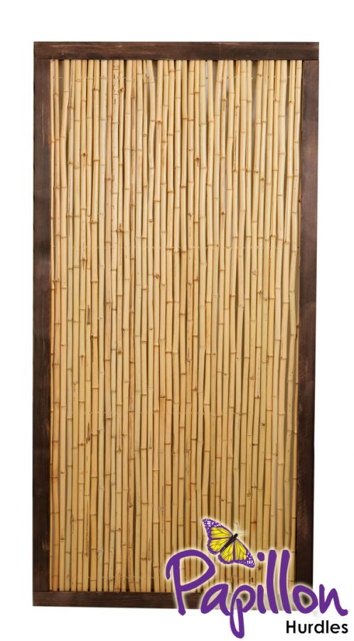 Sichtschutzelement aus Bambus mit Rahmen, 180cm x 90cm, Papillon™