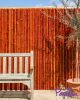 Bambusmatte, 180cm x 190cm, Vollrohr, rot, Papillon™