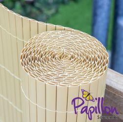 Sichtschutzmatte aus Kunststoff, Bambus, 100cm x 400cm, Papillon™