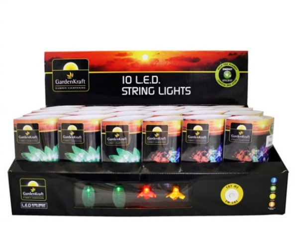 10 LED Blumen Lichterkette