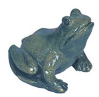 Kleiner Frosch Glasierte Steinfigur