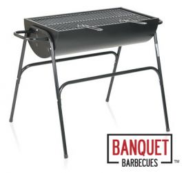 Banquet™ Holzkohlegrill Halbes Fass