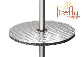 60cm Heizstrahler-Tisch aus Edelstahl, Firefly™