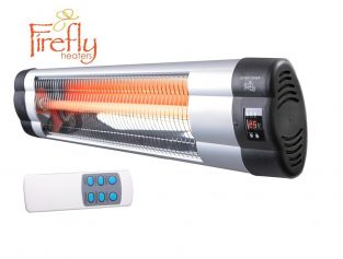 1.800 Watt Heizstrahler mit Thermostat und Fernbedienung von Firefly