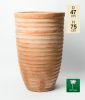 H75cm Terracotta Tapered Cylinder Planter