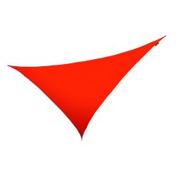 Kookaburra 4,2m x 4,2m x 6,0m Rechtwinkliges Dreieck Rot Gewebtes Sonnensegel (Wasserfest)