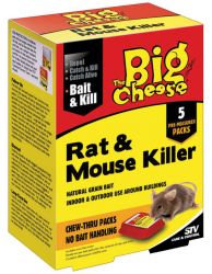 Köder-Päckchen für Ratten und Mäuse – 5 x 40 g