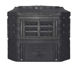 540 Liter Komposter aus Kunststoff mit Stecksystem, schwarz