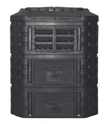770 Liter Komposter aus Kunststoff mit Stecksystem, schwarz
