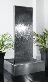 180cm Edelstahl-Wasserwand mit Edelstahlreservoir, Ambienté™