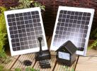 1.550 L./Std. Solarpumpen-Set mit Batterispeicher und LED´s, Solaray™