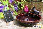 20cm Solarbrunnen "Taube" aus Keramik, Solaray™