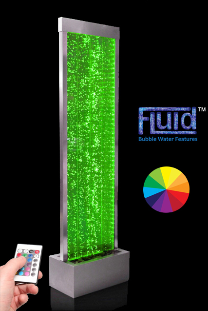 184cm Sprudelnde Wasserwand mit LED-Beleuchtung (für Innen- und Außenbereich)
