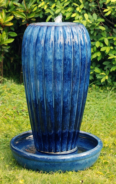 Keramik-Brunnen "Yasmin" mit LED-Beleuchtung