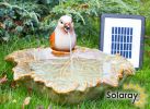 Solaray™ Solarbrunnen "Kleiner Spatz" aus Keramik