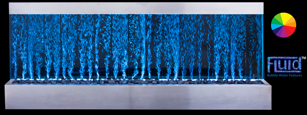 90cm x 180cm Sprudelnde Wasserwand mit LED-Beleuchtung