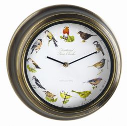Uhr mit Motiven von Wildvögeln - 30cm