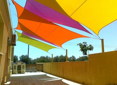 Kookaburra® 3,6m Dreieck Rosa Gewebtes Sonnensegel (Wasserfest)