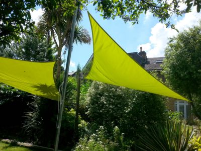 Kookaburra® 3,6m Quadrat Hellgrün Gewebtes Sonnensegel (Wasserfest)
