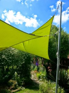 Kookaburra® 3,6m Dreieck Hellgrün Gewebtes Sonnensegel (Wasserfest)