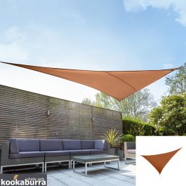 Kookaburra® 4,2m x 4,2m x 6,0m Rechtwinkliges Dreieck, wasserabweisend 140 g/m², Terrakotta