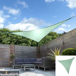 Kookaburra® 3,6m Dreieck Mintgrün Gewebtes Sonnensegel (Wasserfest)