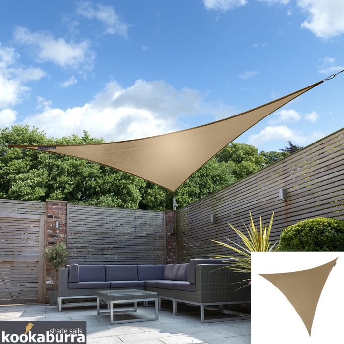 Kookaburra® 3,6m Dreieck, wasserabweisend 140 g/m², Mokka