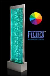184cm Sprudelnde Wasserwand mit LED-Beleuchtung