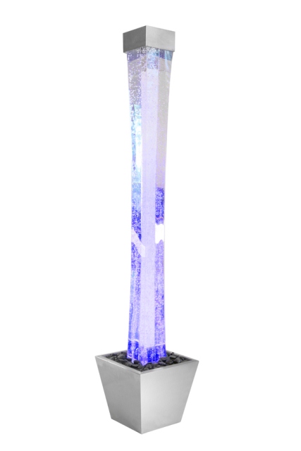 183cm Sprudelnder Säulenbrunnen mit LED-Beleuchtung (für Innen- und Außenbereich)